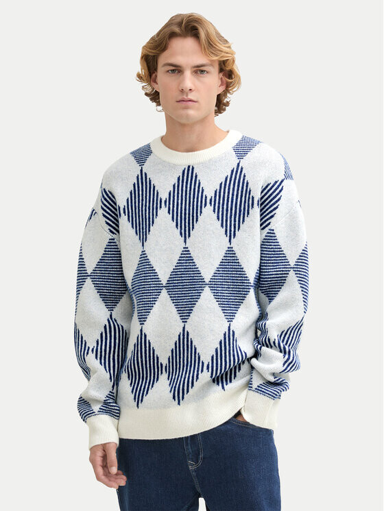 

Свитер обычного кроя Tom Tailor Denim, синий