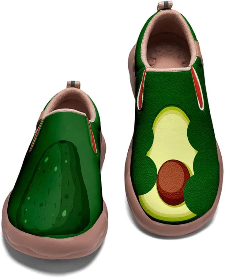 Мокасины мужские повседневные, художественная роспись, Avocado-01 Solepulse