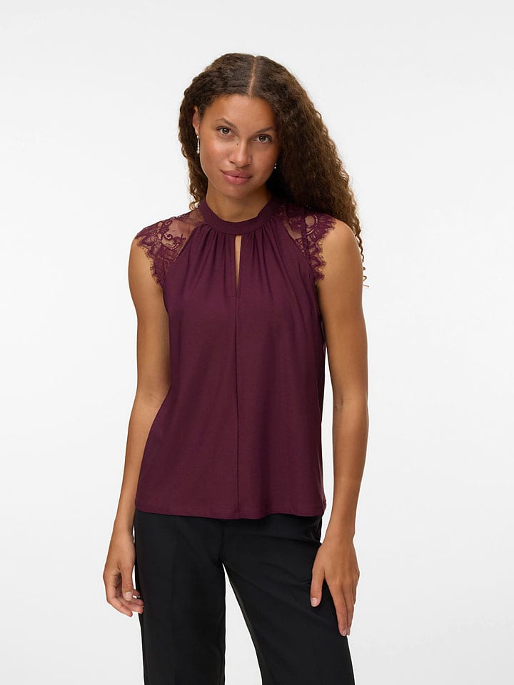 

Блузка Vero Moda, бордовый