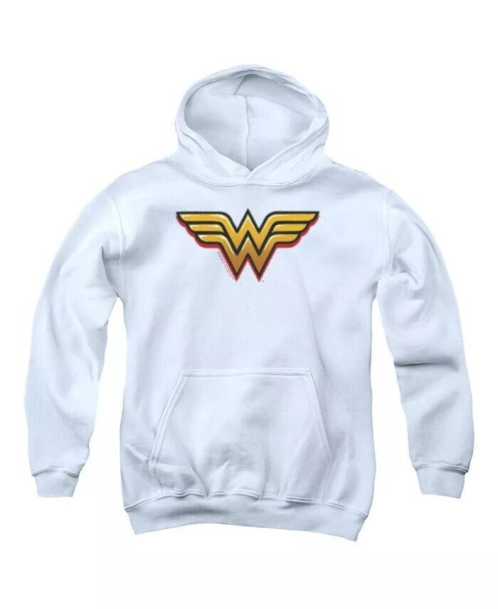 

Dc Youth DC Comics Wonder Woman Airbrush Ww Pull Over Hoodie / Толстовка с капюшоном, белый