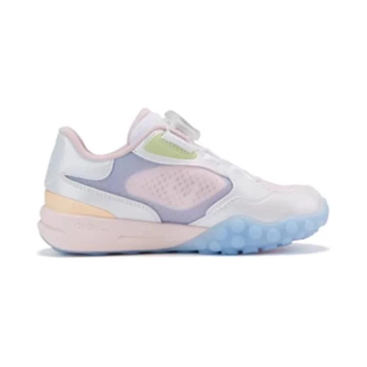 FILA KIDS Детские кроссовки для бела с низким верхом, противоскользящие, бело-сине-розовые, для детей 3-7 лет — фото 4