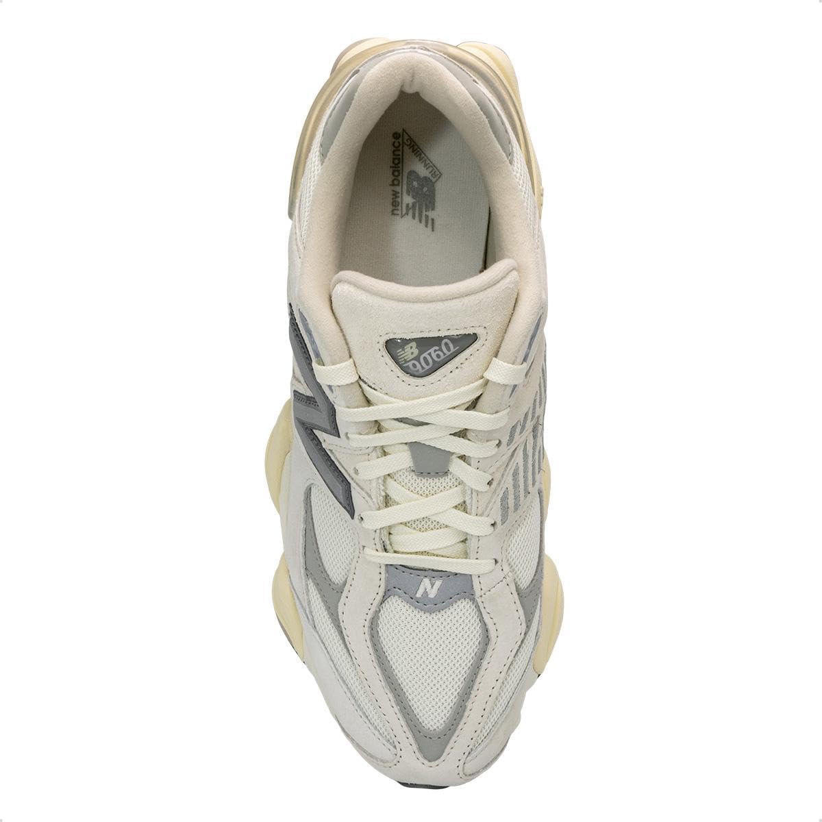 Кроссовки New Balance 9060 для мужчин, Sea Salt/Concrete/Silver Met — фото 4
