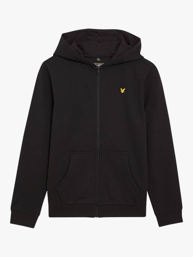 

Детская флисовая толстовка на молнии Lyle & Scott, Black