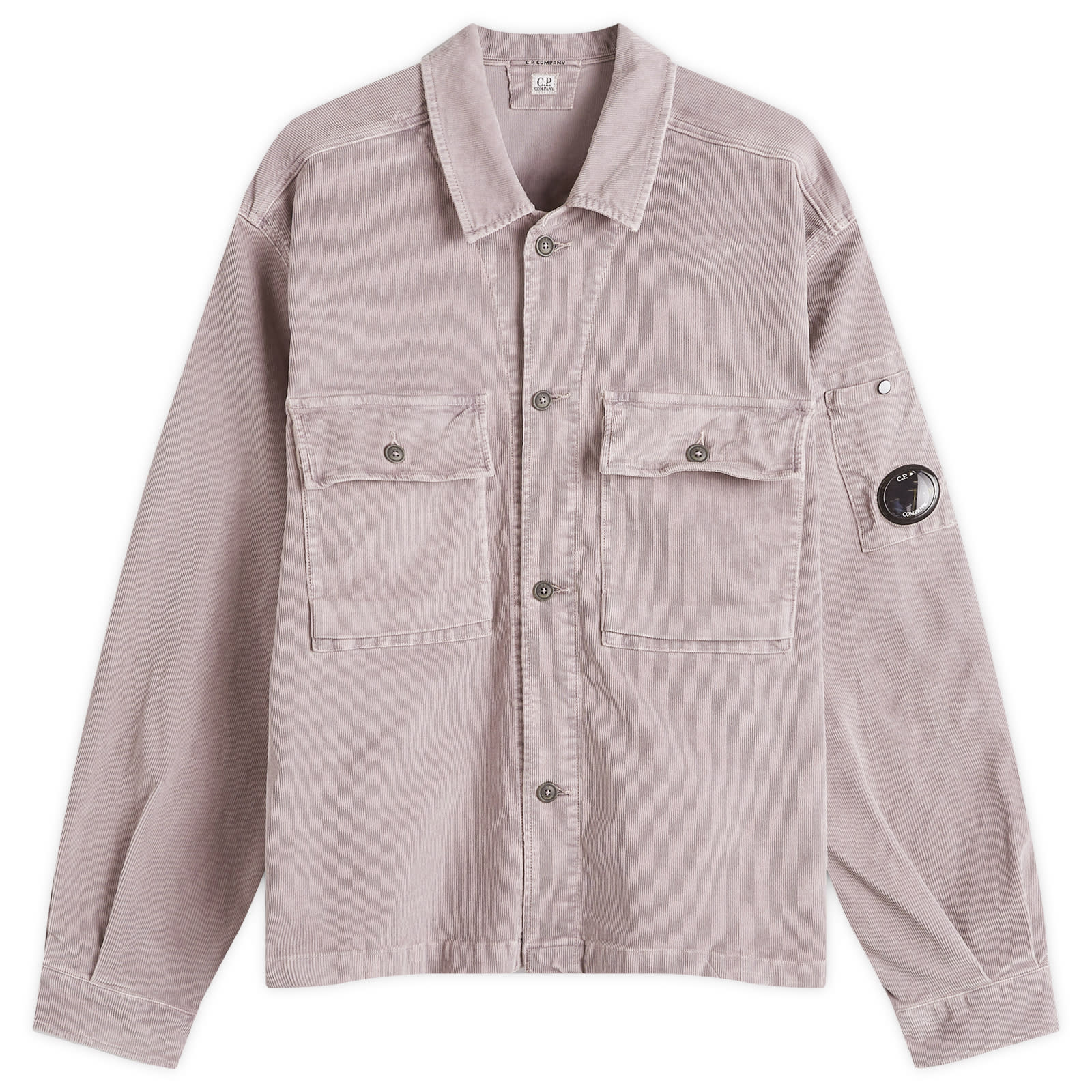 

Рубашка C.P. Company Corduroy Utility Overshirt, цвет Purple Dove