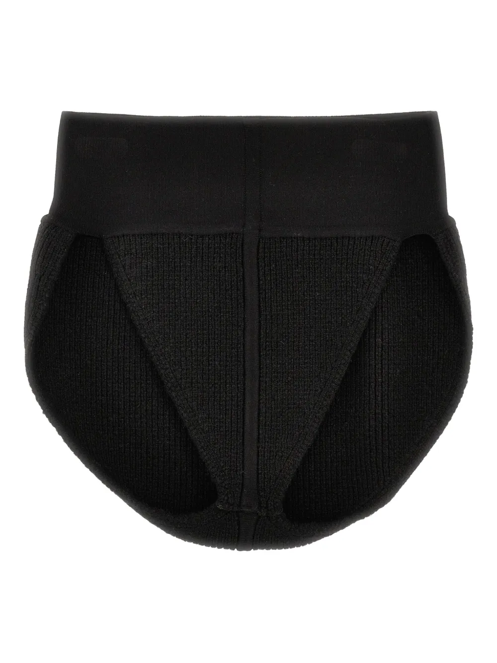 

Трусы в рубчик с завышенной талией Rick Owens, черный