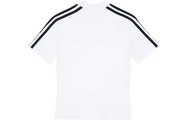 Футболка x adidas shrunk t-shirt 'white' Balenciaga, белый — фото 2