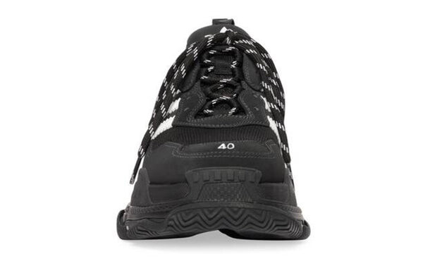 Кроссовки adidas x triple s sneaker 'black white' Balenciaga, черный — фото 4