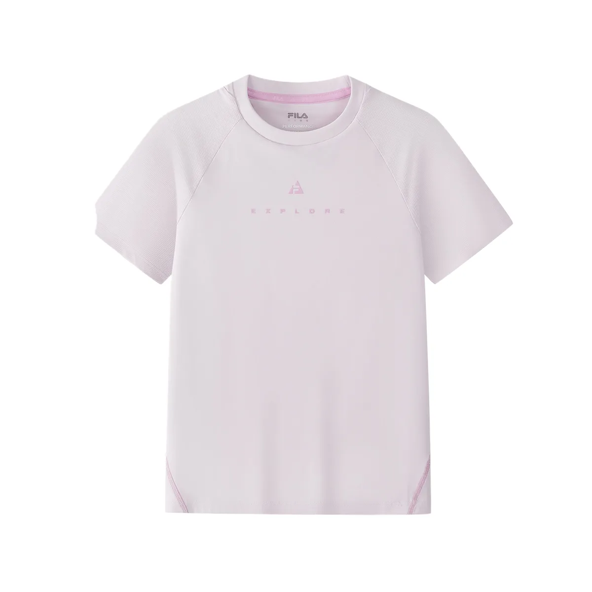 Футболка с круглым вырезом FILA KIDS, Lavender