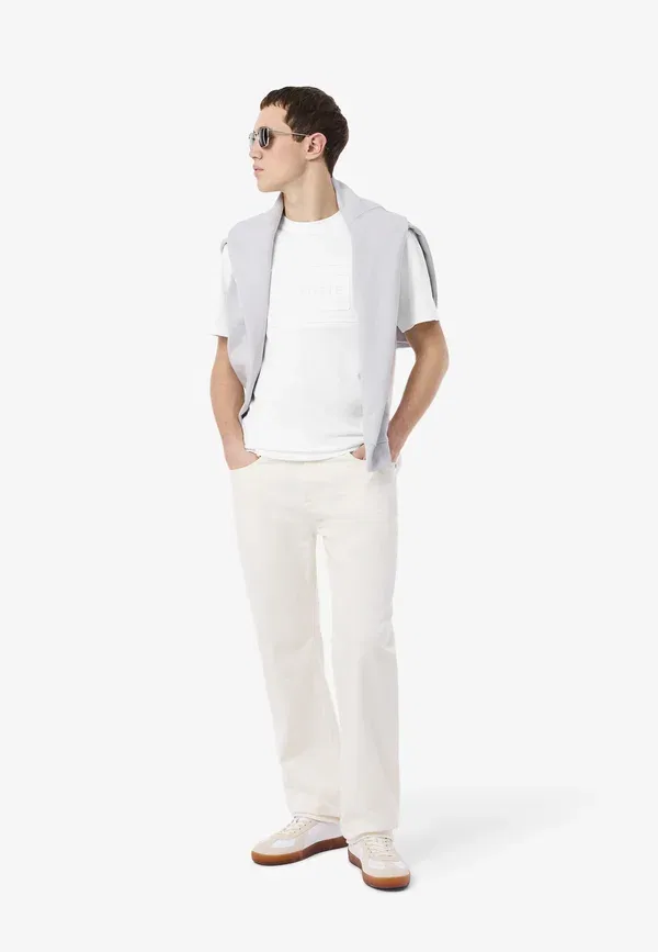 Футболка Lacoste Th0794 Gjp, белая — фото 2