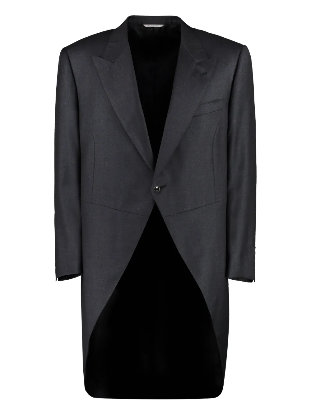 

Фрак с закругленным лацканом-воротником Canali, черный