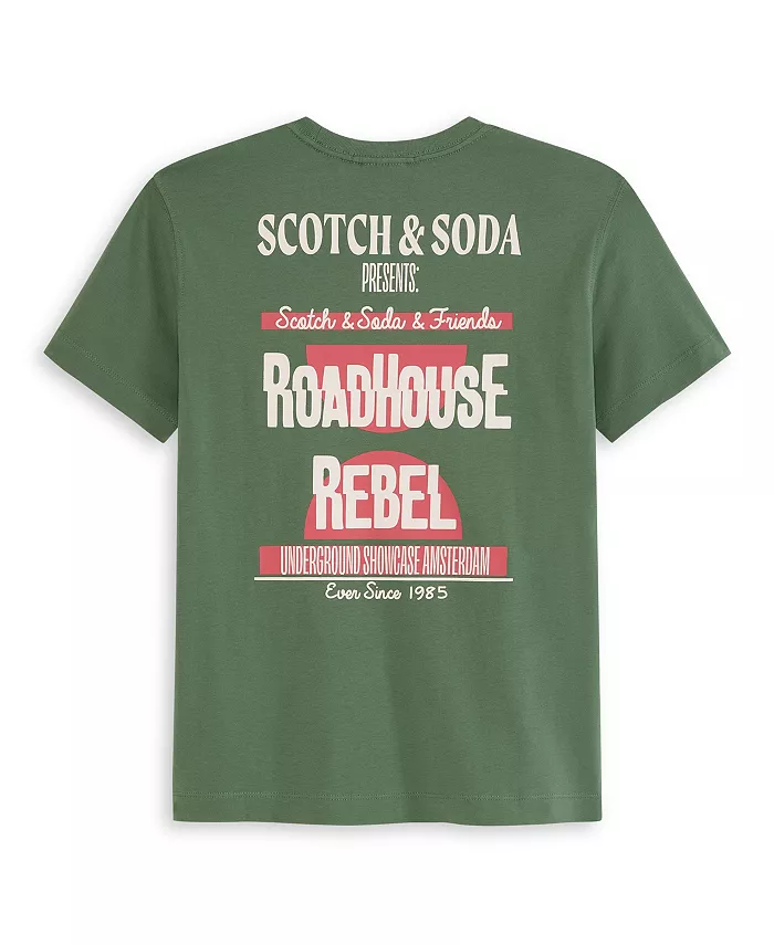 Футболка с принтом Big Boys SCOTCH & SODA, зеленый — фото 2