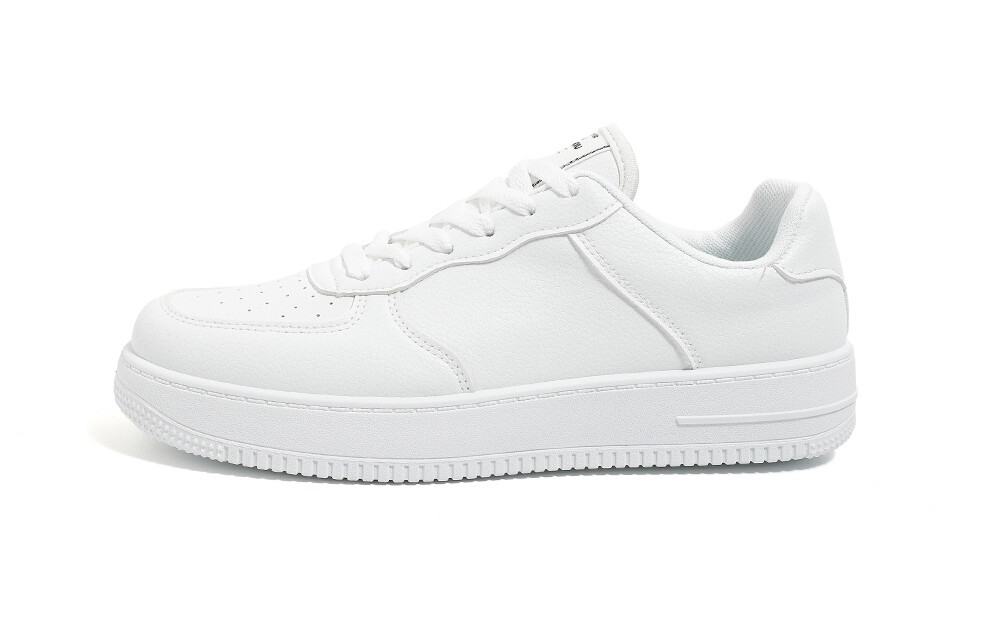 Кроссовки HUANQIU Skateboarding Shoes Men Low-top White, белый