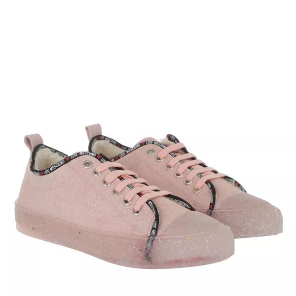 

Кроссовки sneakerd eco30 canvas Love Moschino, розовый