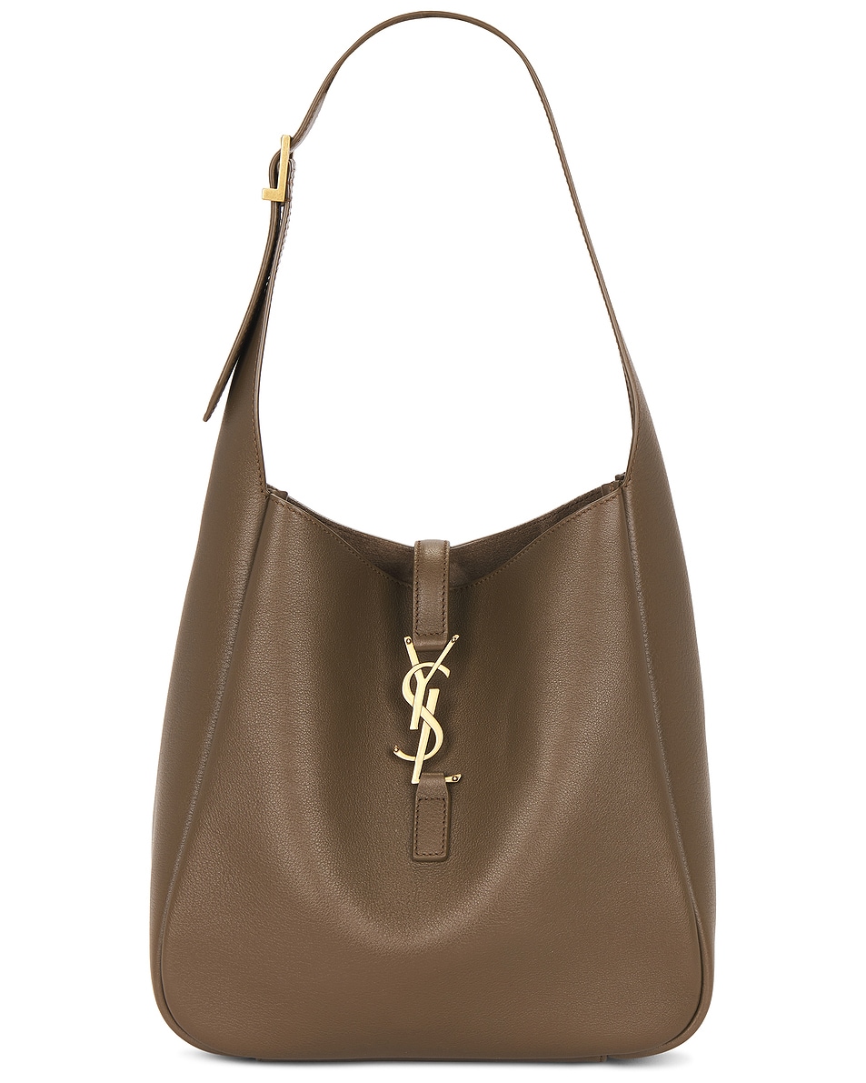 

Small Le 5 A 7 Supple Сумка через плечо Saint Laurent, New Pecan Brown