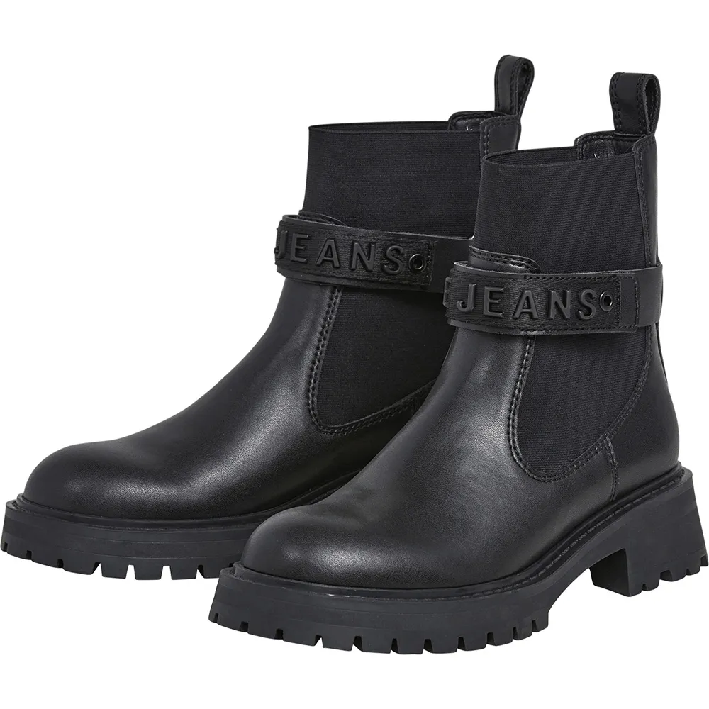 Ботинки Pepe Jeans Stacy Glow heel, черный — фото 3