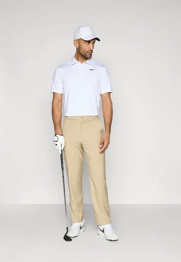 Однотонная рубашка поло Nike Golf, White/Black — фото 2