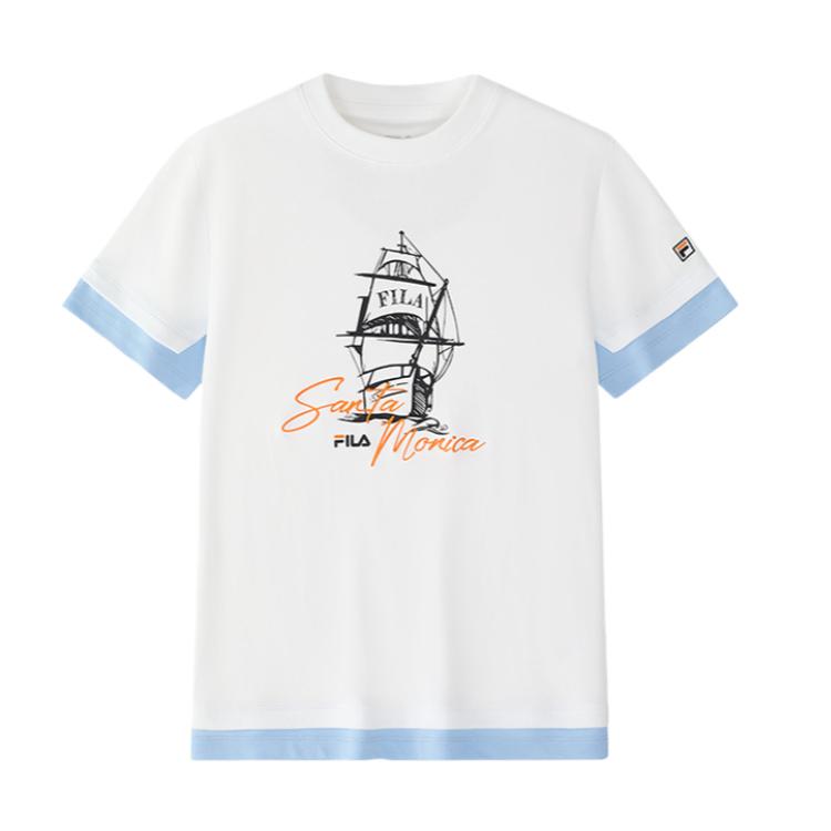 

FILA KIDS Футболка стандартная white для подростков, Белый, FILA KIDS Футболка стандартная white для подростков