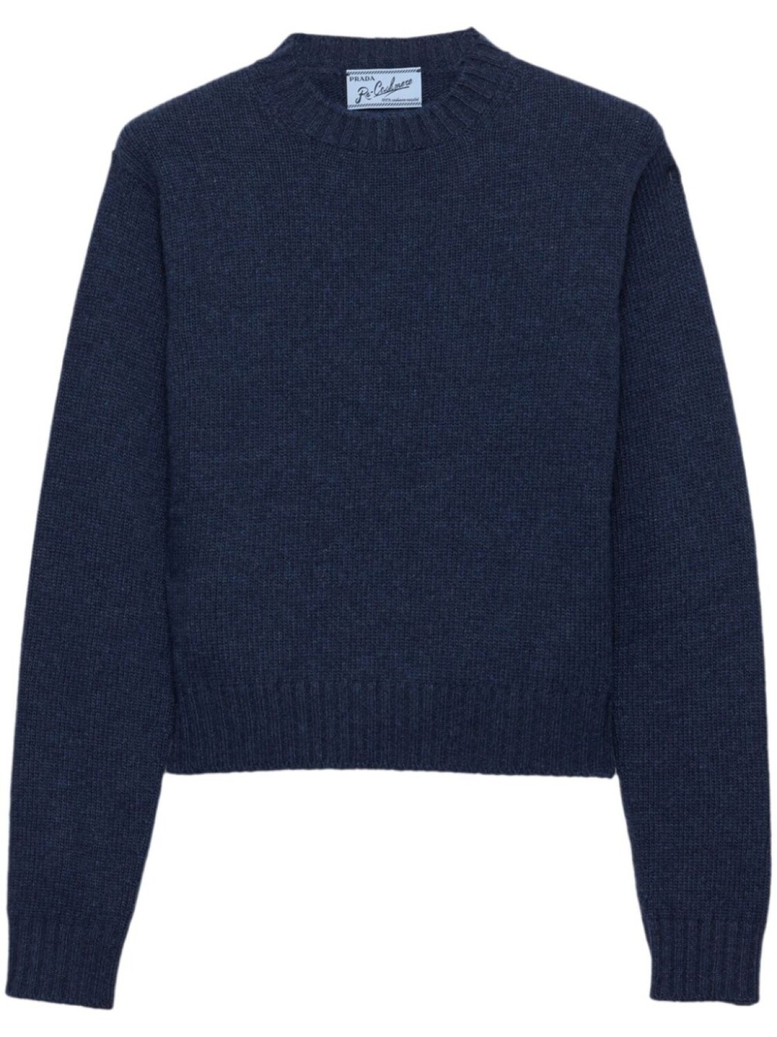 

Ребристый свитер Re-Cashmere Prada, синий