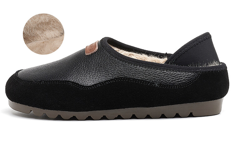 

Туфли женские повседневные Women's Casual Shoes Women's Low-Top Black Oulisasi