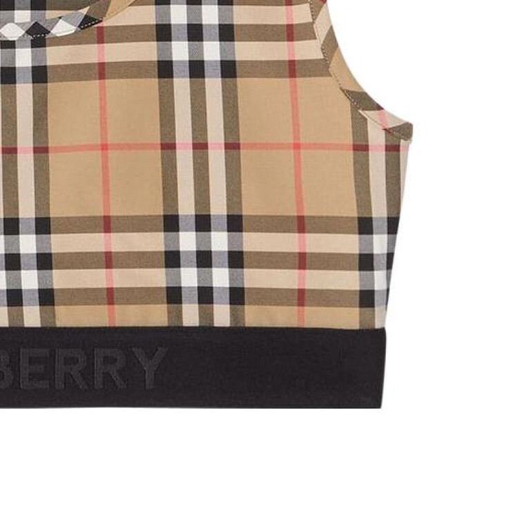 Жилет Burberry женский, нейлон, коричневый — фото 4