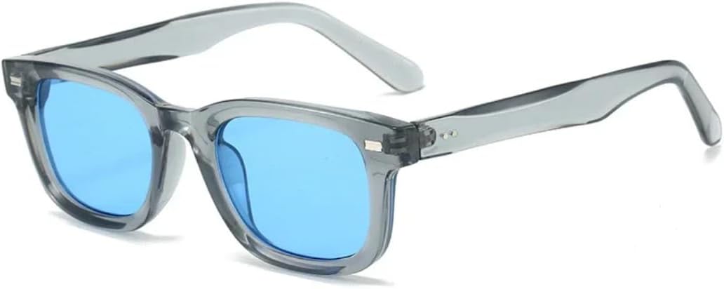 

Солнцезащитные очки с защитой от УФ-излучения UV400 | Синяя большая оправа | Линзы конфетных цветов для занятий спортом на открытом воздухе и вождения DSVIGF, Gray Blue