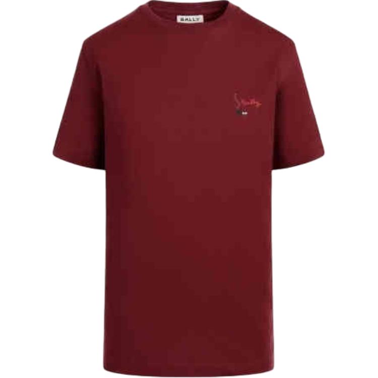 

Футболка из органического хлопка BALLY, фуксия