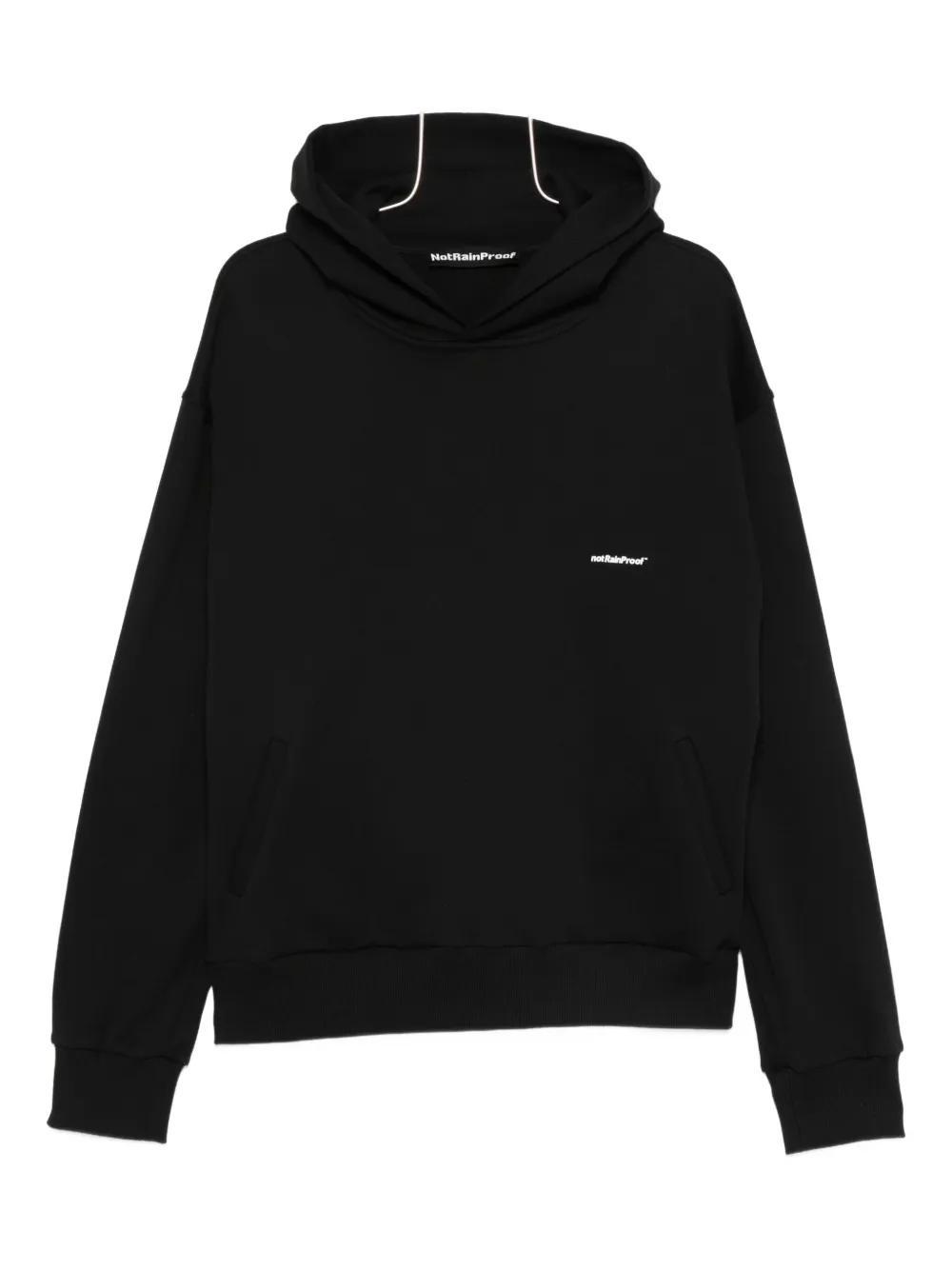 

Худи с логотипом Notrainproof, черный