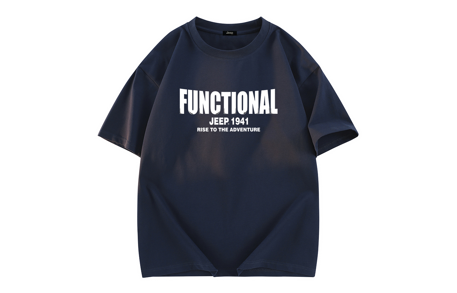 

Футболка Unisex Crew Neck Moderate Heavyweight Jeep, темно-синий