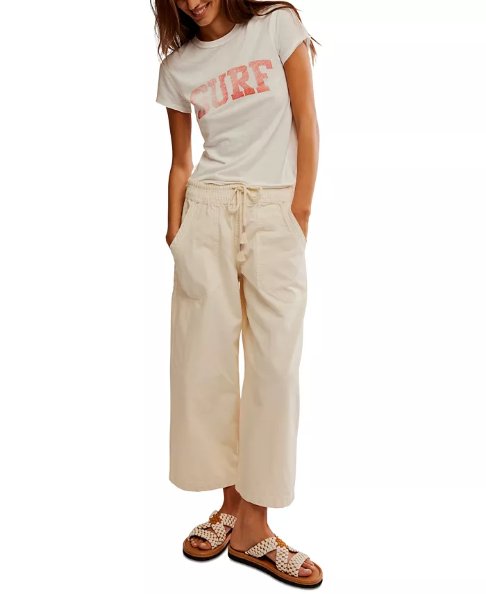 

Женские джинсы Easy Peasy на резинке Free People, белый