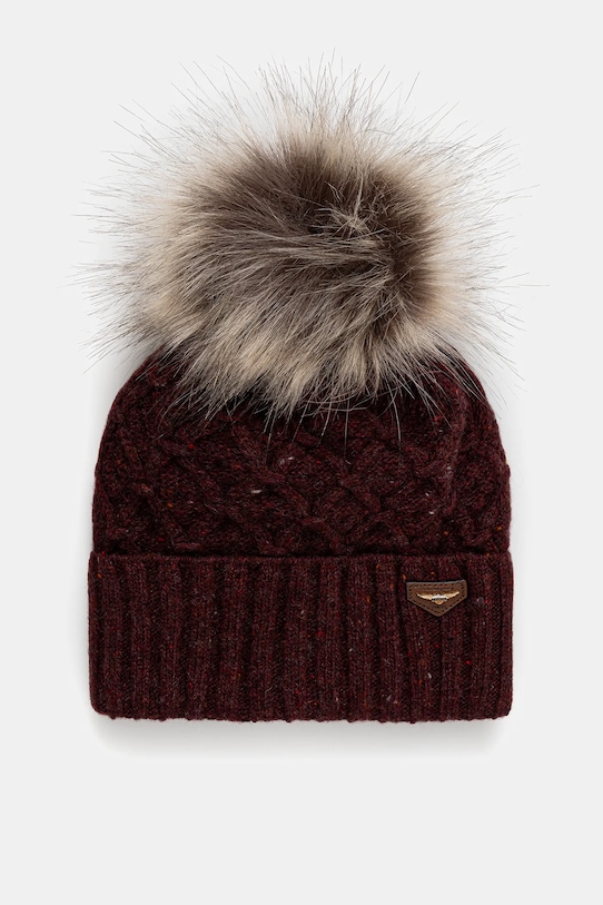 

Детская шерстяная шапка PAGASO II Jamiks, бордовый