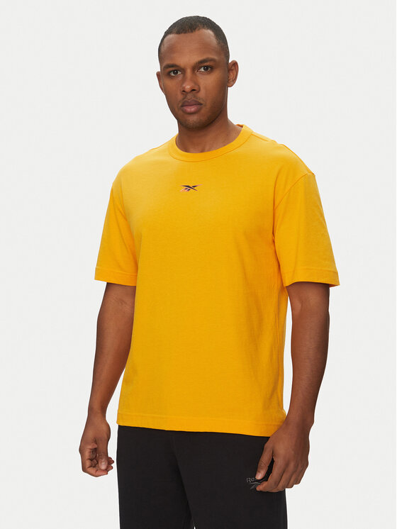 

Футболка обычного кроя 100214894 Reebok, оранжевый