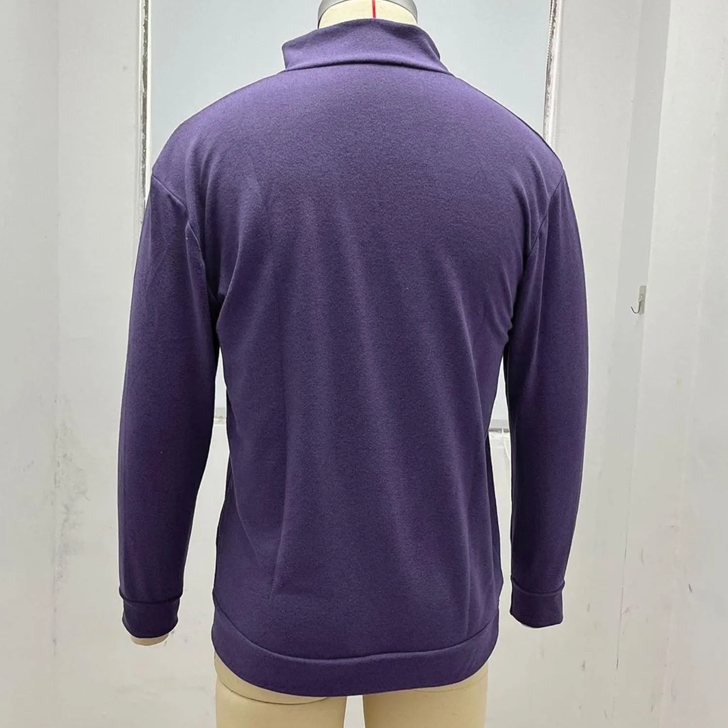 Мужской свитер Slim Fit с молнией на четверть — фото 2