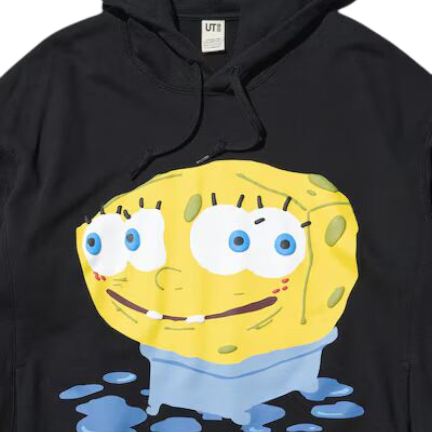 Худи UNIQLO x Cactus Plant Flea Market Spongebob Squarepants Hoodie 'Black' — фото 3