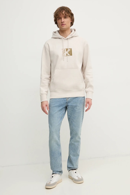 

Толстовка Calvin Klein Jeans, бежевый