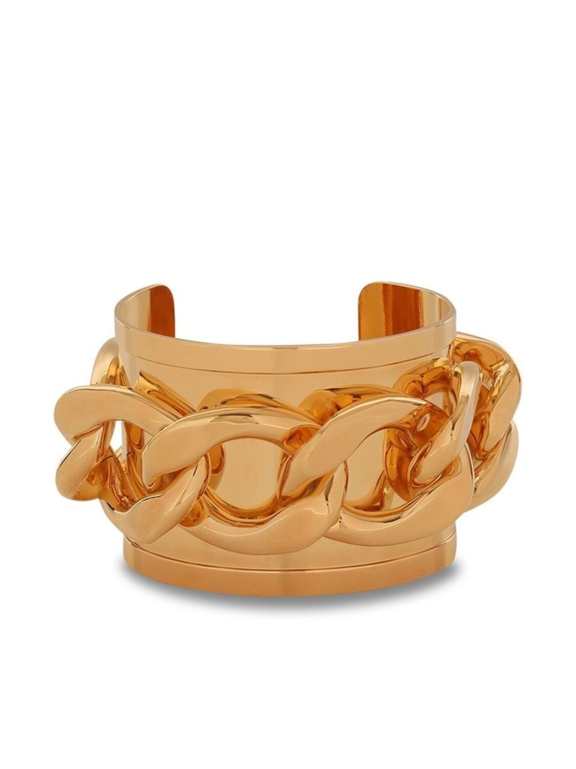 

Браслет-кафф с цепочным декором Balmain, золотой