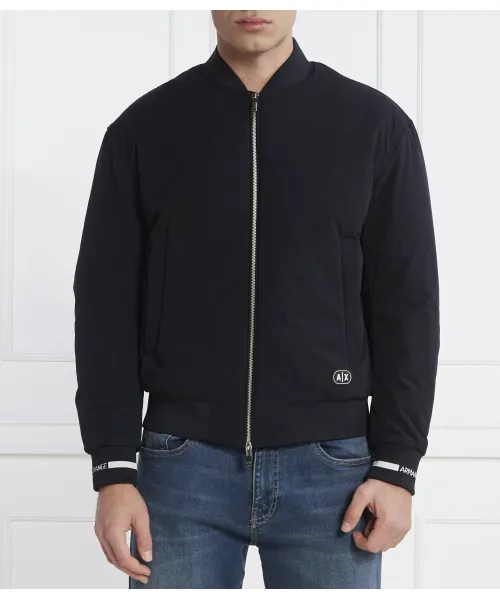 

Бомбер Regular fit Armani Exchange, синий