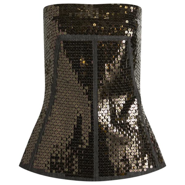 

Топ-Бюстье Rick Owens, черный & бронзовый