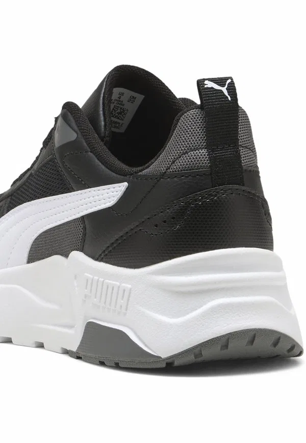Кроссовки trinity 2 lt jr, черные, белые, темно-серые Puma, Black- White-Cool Dark Gray — фото 4