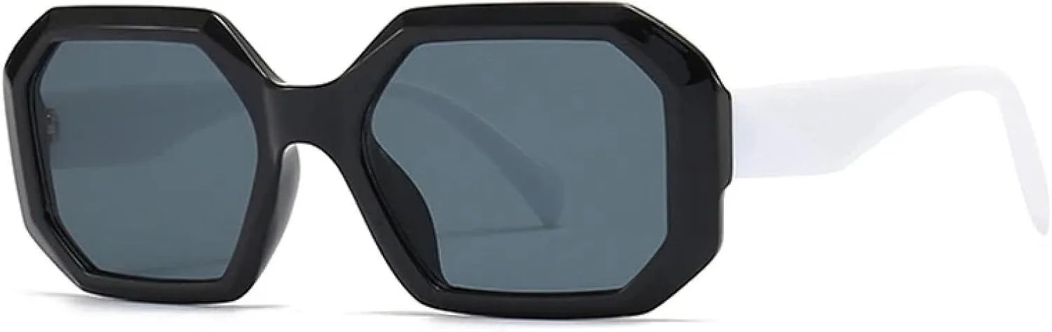 

Солнцезащитные очки с защитой от УФ-излучения UV400 для женщин и мужчин | Градиентные линзы | Для занятий спортом на открытом воздухе DSVIGF, Black White Gray