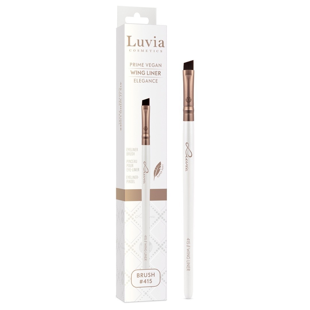 Кисть для лица 415 // wing liner - prime vegan elegance Luvia, количество 1 шт. — фото 3