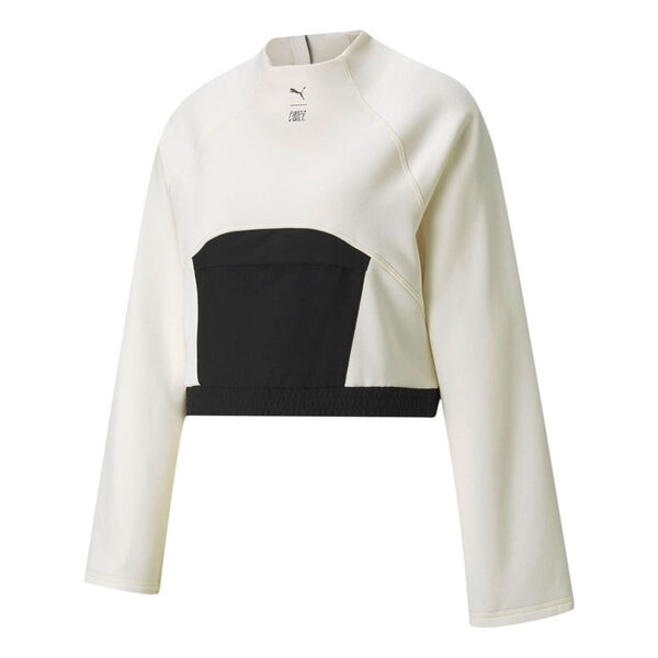

Свитер train first mile x mock neck long sleeve pullover 'white' Puma, белый