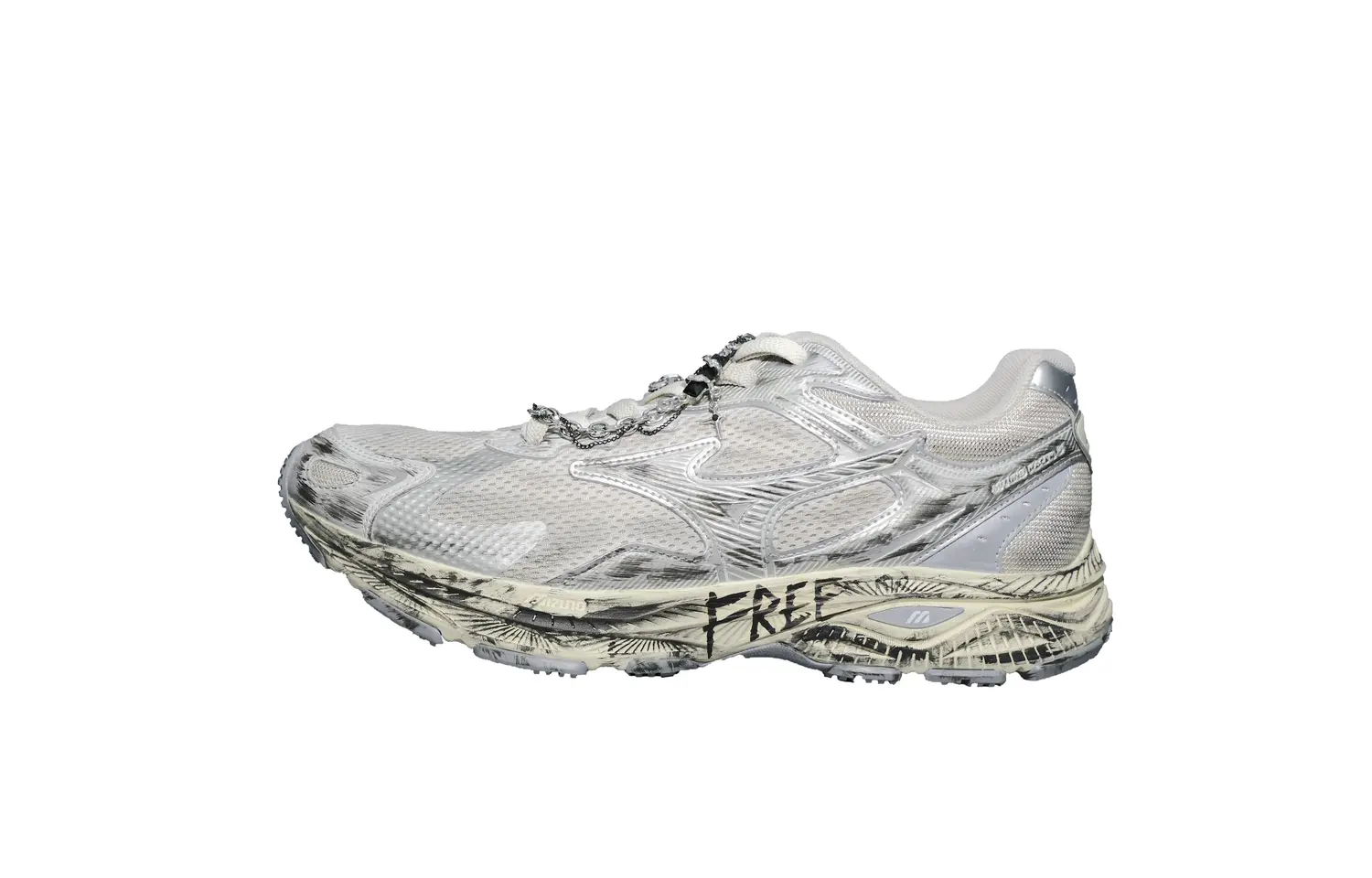 

Mizuno Кроссовки для бега Racer S с амортизацией низкие Unisex Silver Gray