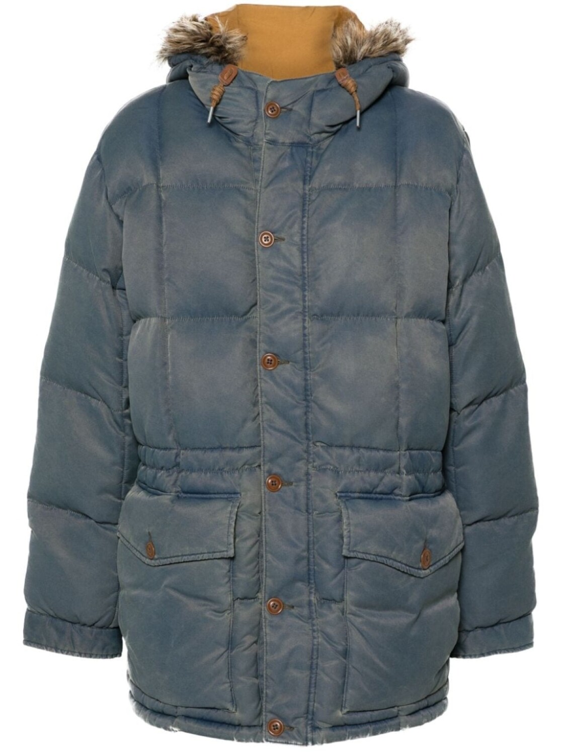 

Ralph Lauren стеганое пальто Arden с капюшоном, синий