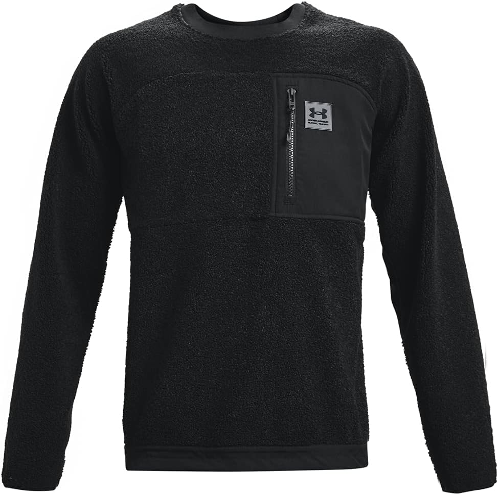 

Under Armour мужская толстовка Mission Boucle, Black (001)/Pitch Gray