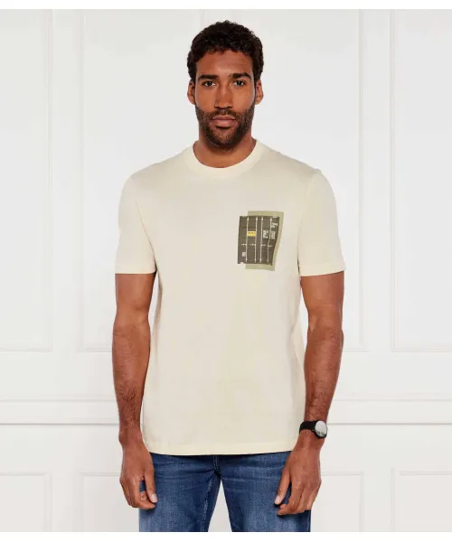 

Футболка te_container Regular fit Boss Orange, бежевый