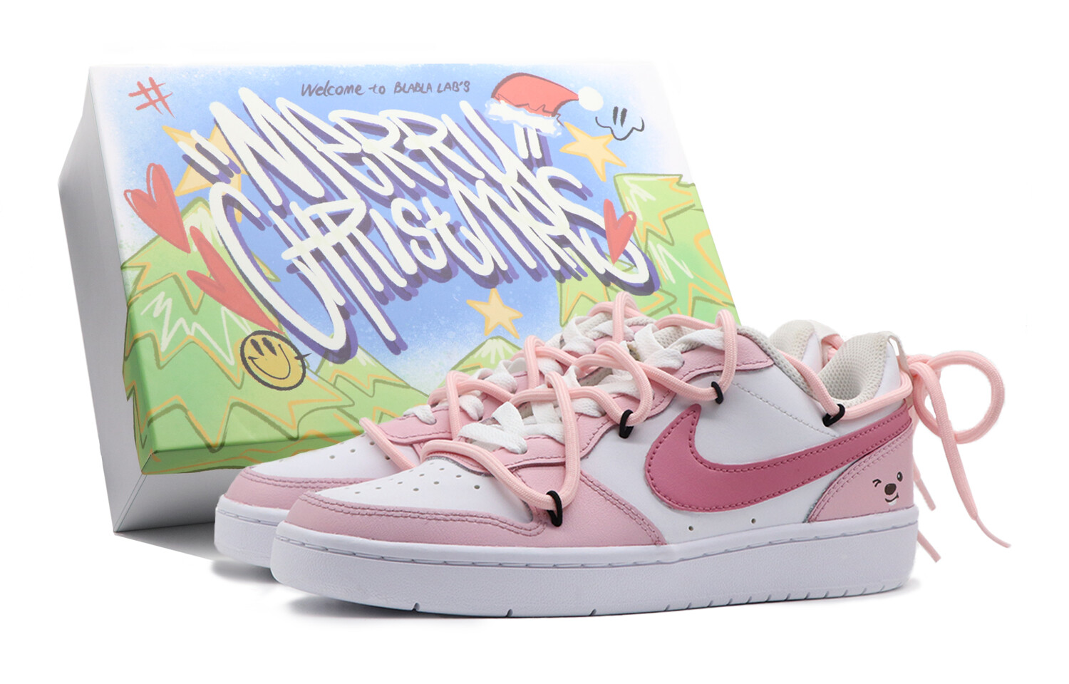 

Женские кроссовки для скейтбординга Nike Court Borough, Pink