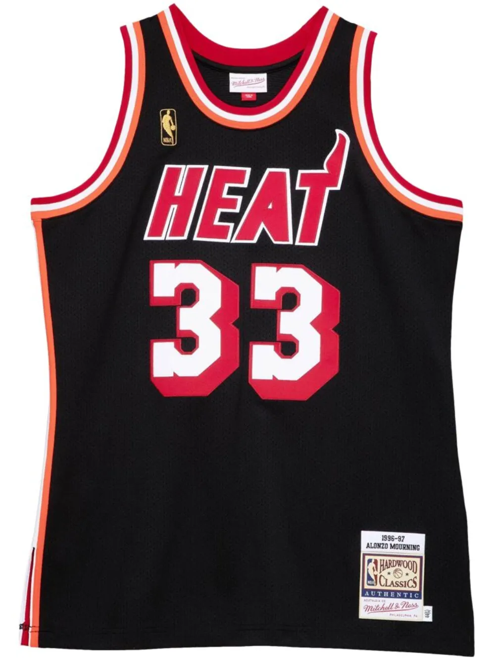 

Топ NBA Miami Heat 96 Alonzo Mourning Mitchell & Ness, черный