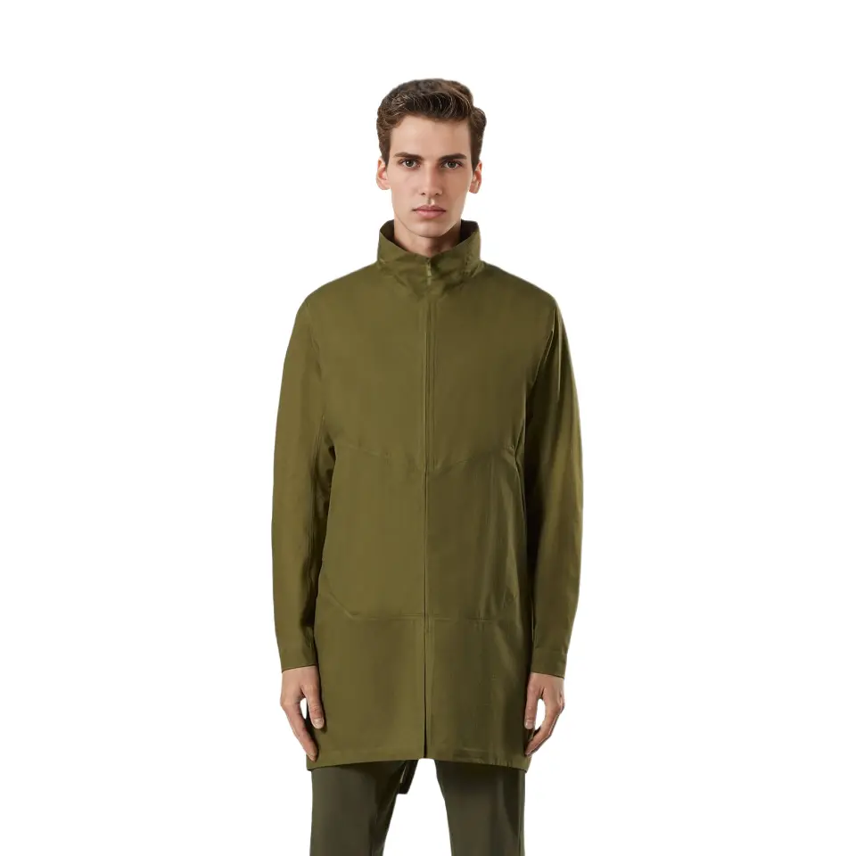 Тренчкот мужской Arcteryx из коллекции «Птица», зеленый — фото 3