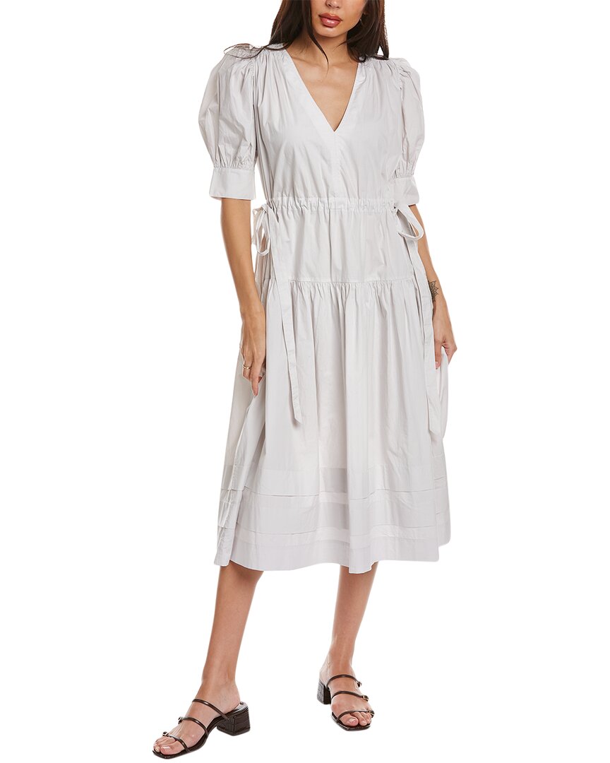 

Платье макси Ulla Johnson многоуровневое, серый