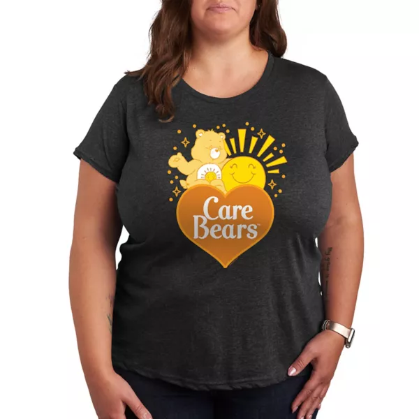 

Футболка с принтом Care Bears Funshine Licensed Character, серый